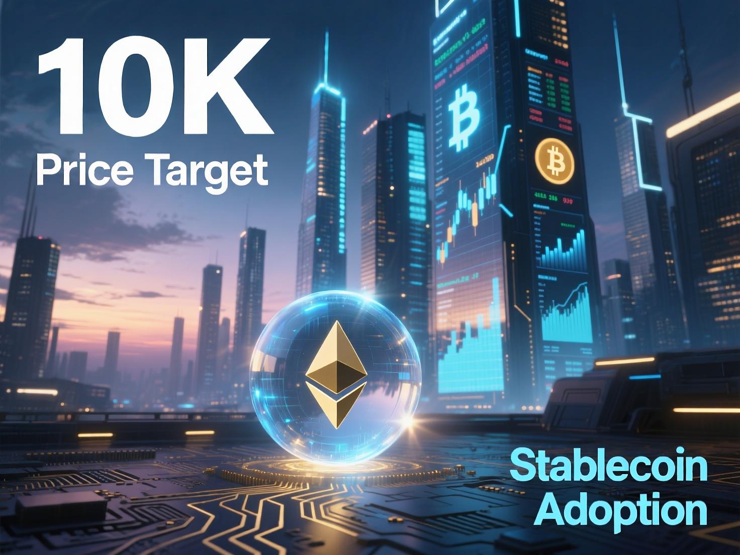 “Stablecoin settlement growth fueling optimism for the Ethereum $10k price target”