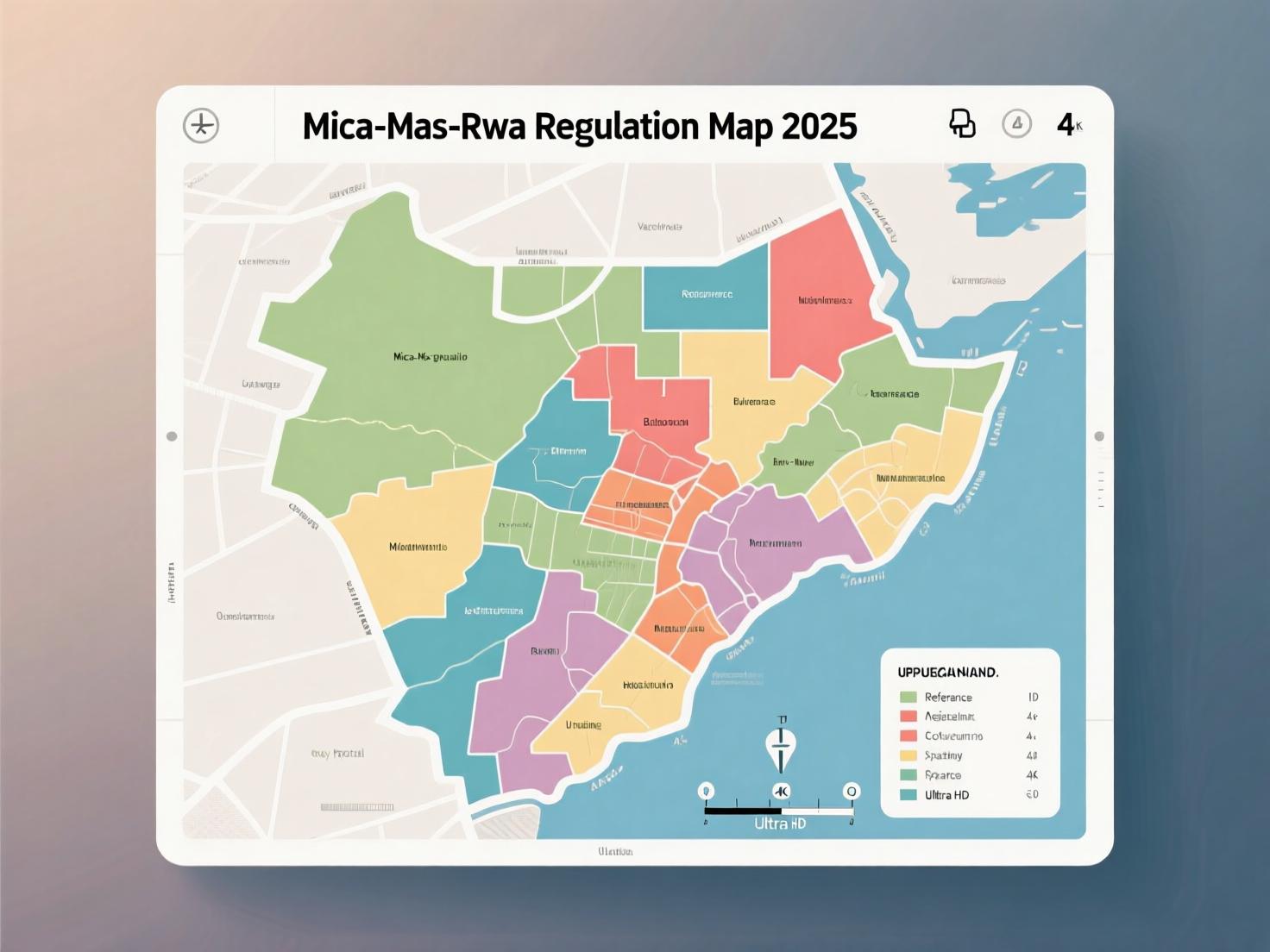 Global map highlighting MiCA and MAS Project Guardian in Real-World Asset Tokenization.