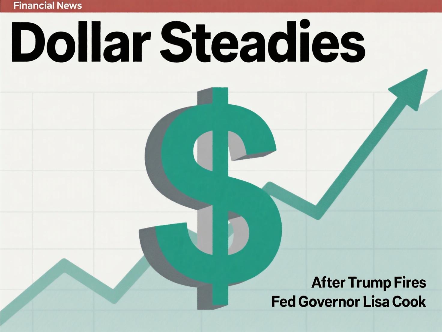 Dollar steadies after jolt from Trump's ouster of Fed governor