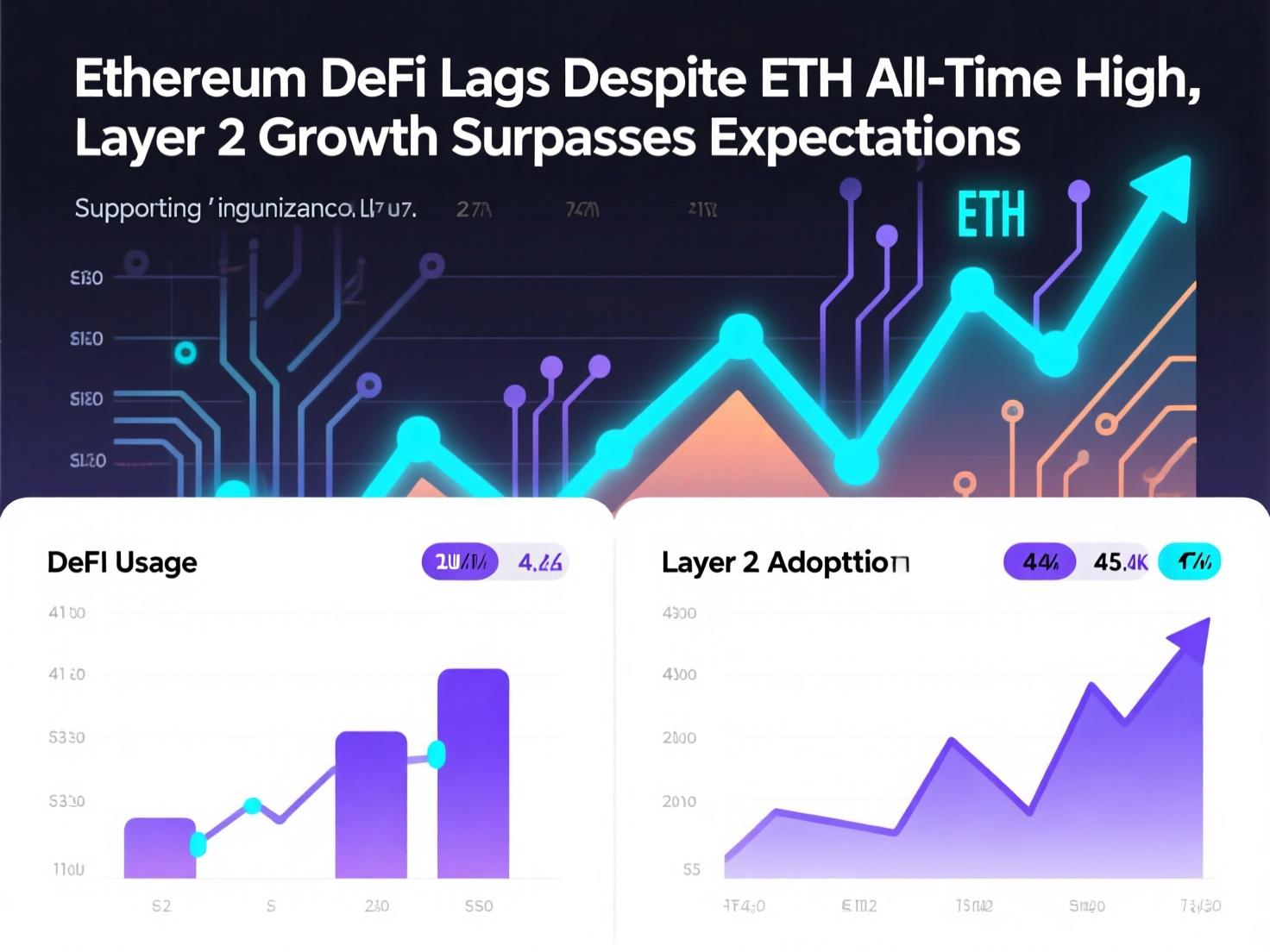 “Layer-2 growth explains why Ethereum DeFi lags despite ETH all-time high”