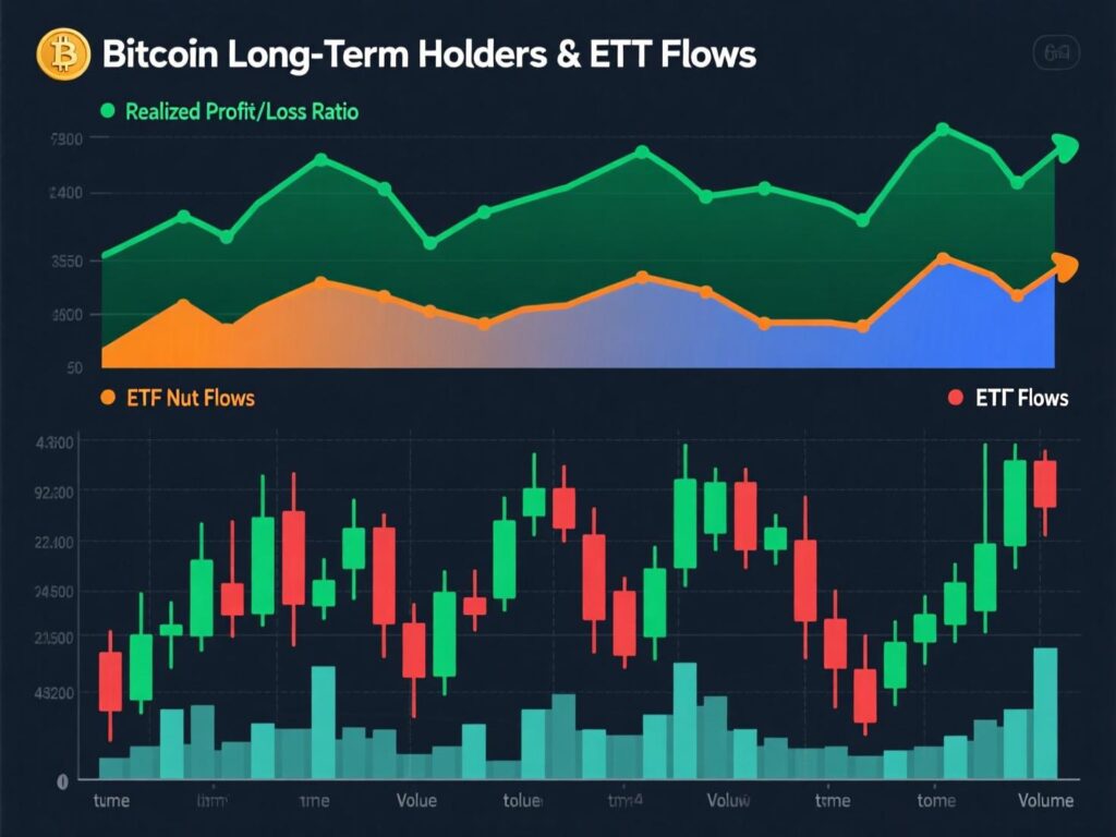 Bitcoin long-term holders realized profits with rising ETF liquidity