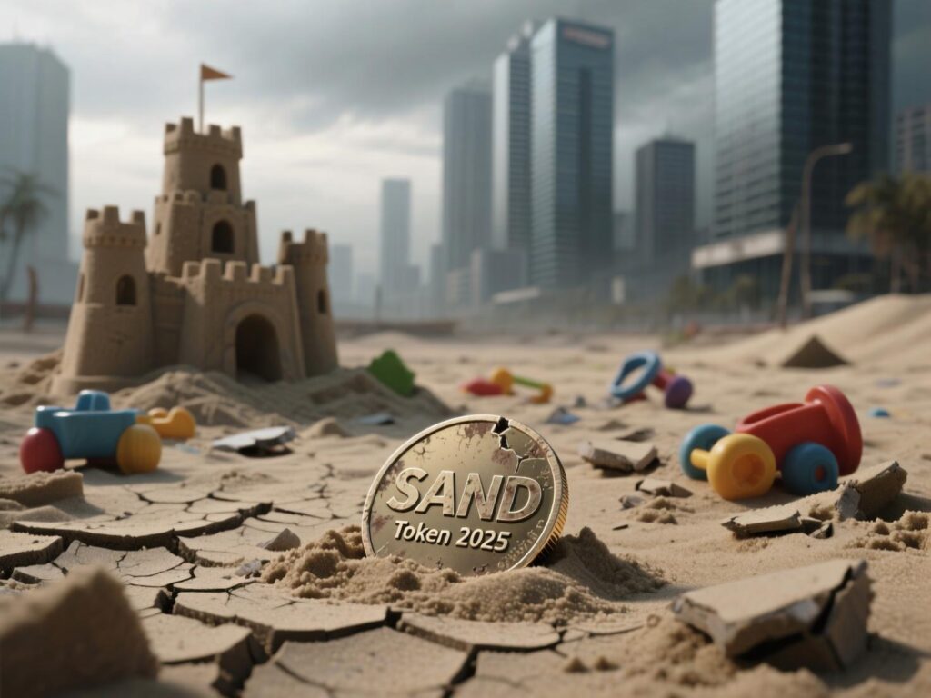 “SAND token performance context during The Sandbox layoffs 2025”