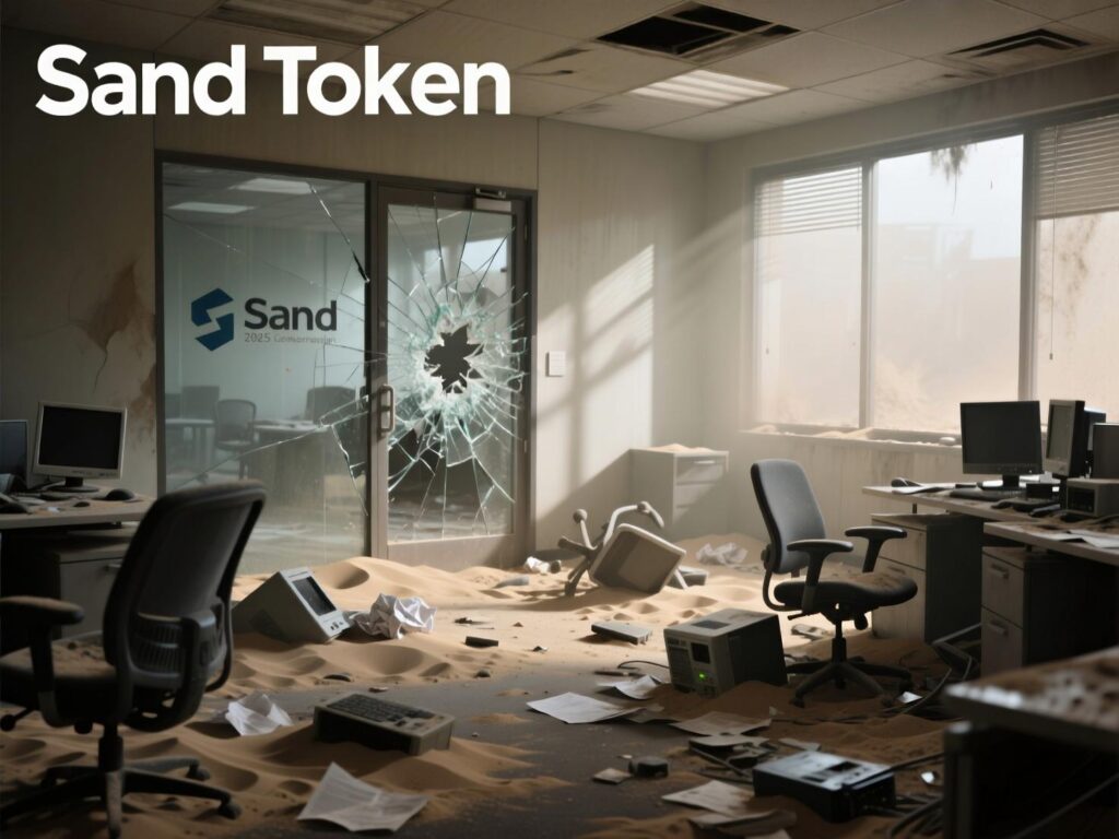 “SAND token performance context during The Sandbox layoffs 2025”