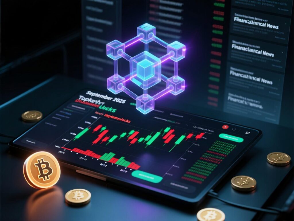 Market impact overview for September 2025 crypto token unlocks