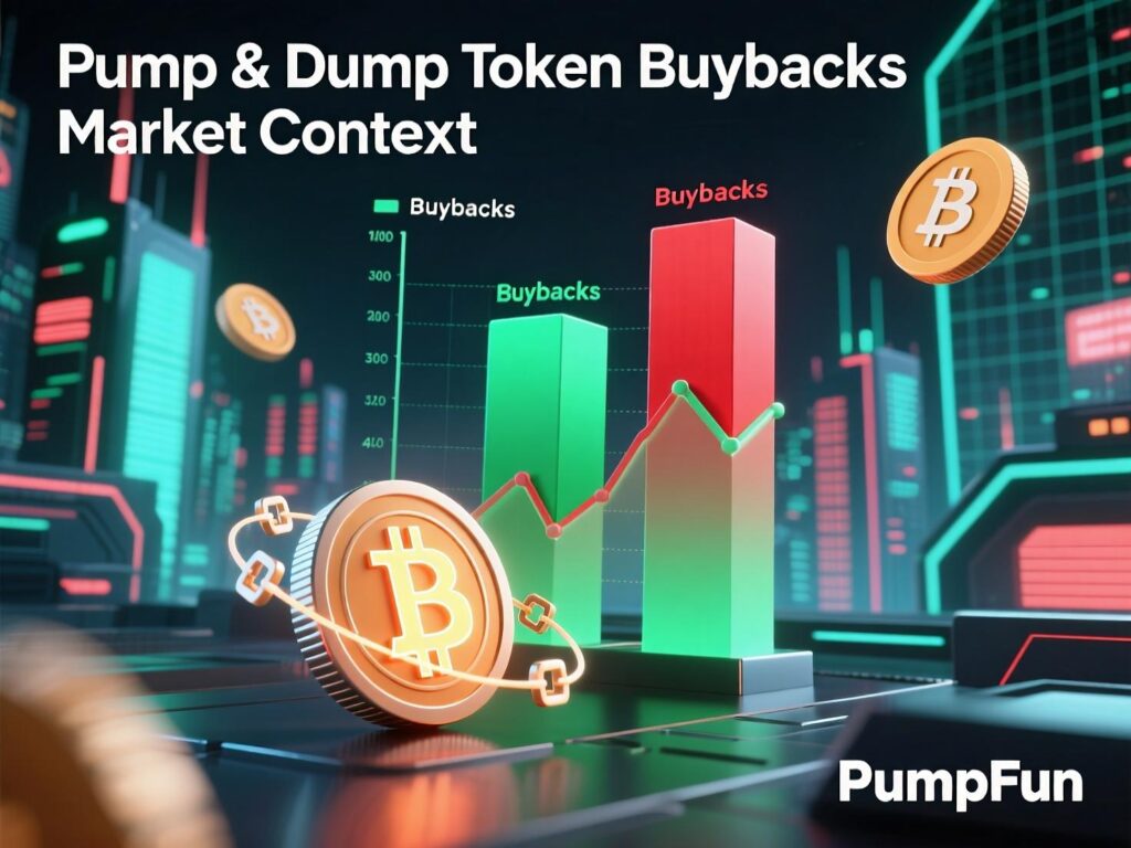 “Crypto market backdrop versus Pump.fun PUMP token buybacks performance”