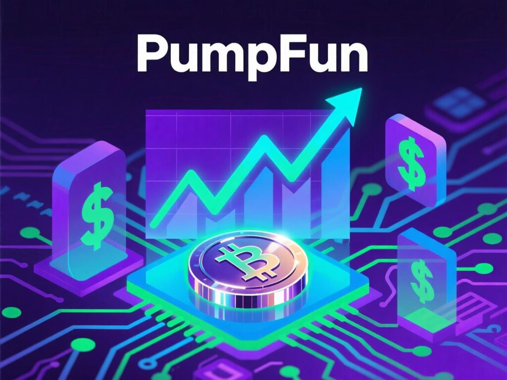 “Diagram of platform fees funding Pump.fun PUMP token buybacks”