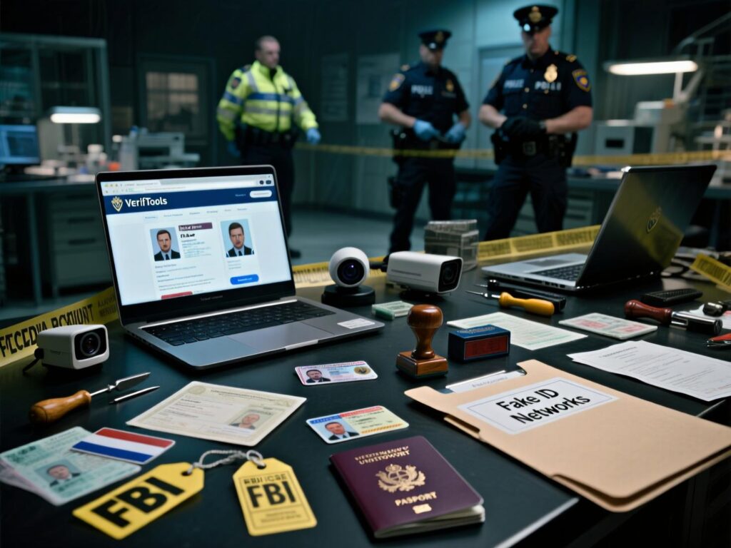 “FBI and Dutch police joint raid on VerifTools fake ID marketplace”