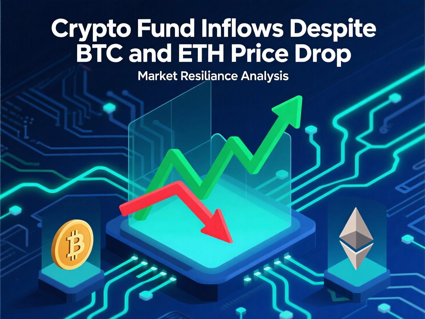 Crypto funds see $2.5B inflows despite falling BTC, ETH prices
