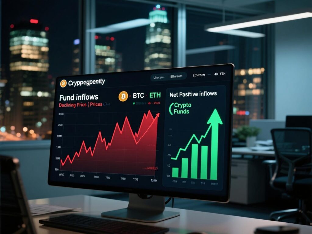 “SOL rally alongside crypto fund inflows despite BTC and ETH price drop”