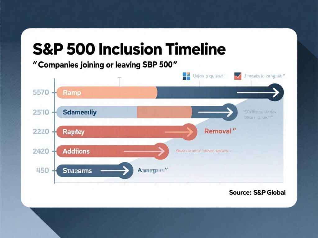 “September review schedule for Strategy S&P 500 inclusion” 
