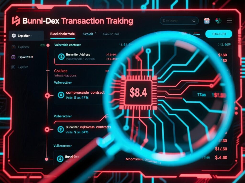 “On-chain tracing of two ETH wallets in Bunni DEX exploit drains $8.4M”