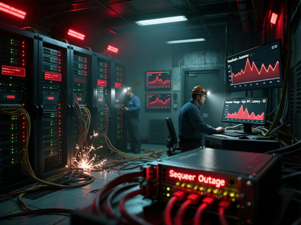 “RPC latency chart spiking during the Starknet sequencer outage”