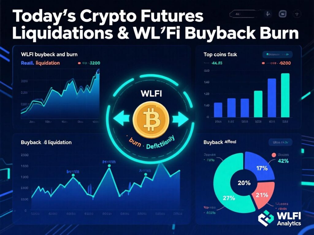 “WLFI buyback-and-burn proposal amid crypto futures liquidations today”