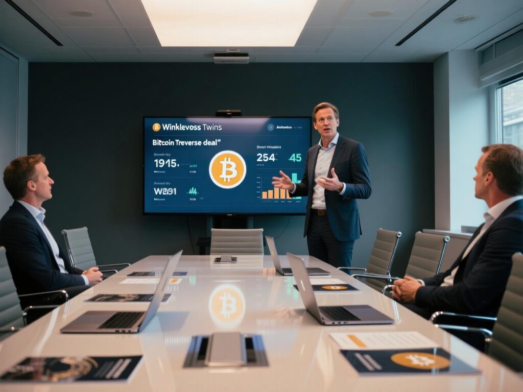 Reverse deal details for Winklevoss-backed bitcoin treasury Amsterdam listing