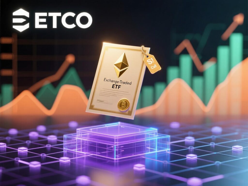 Options premiums workflow for an Ethereum covered call ETF”