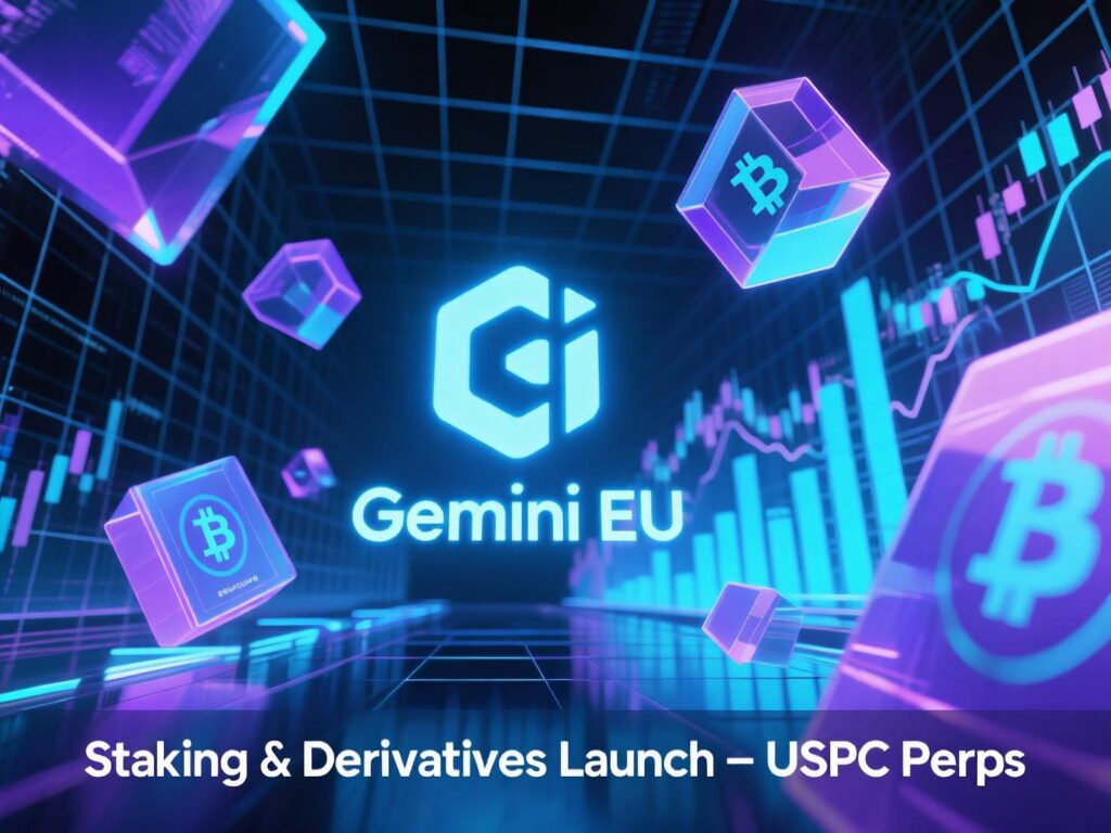 "USDC perpetuals in Gemini EU staking and derivatives launch"