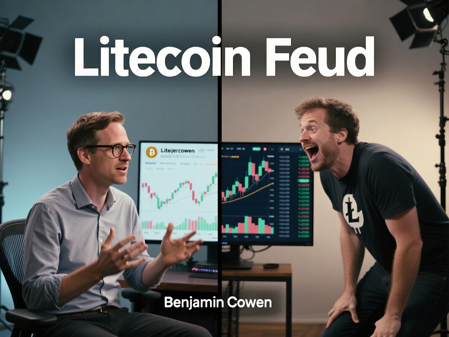 Litecoin feuds with influencer, trades barbs over price...and hairline