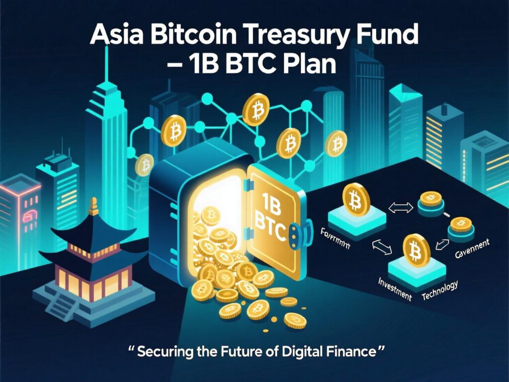 Asia Bitcoin treasury fund roadmap to purchase $1 billion in bitcoin”