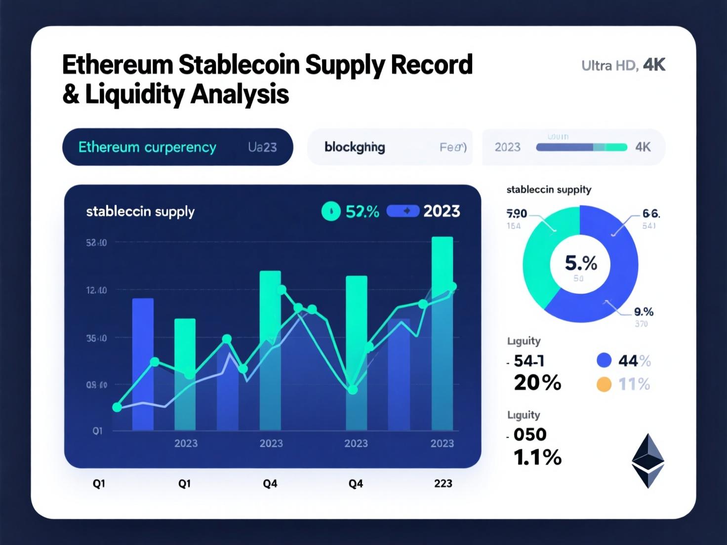 Ethereum added $1B of stablecoins almost every day last week