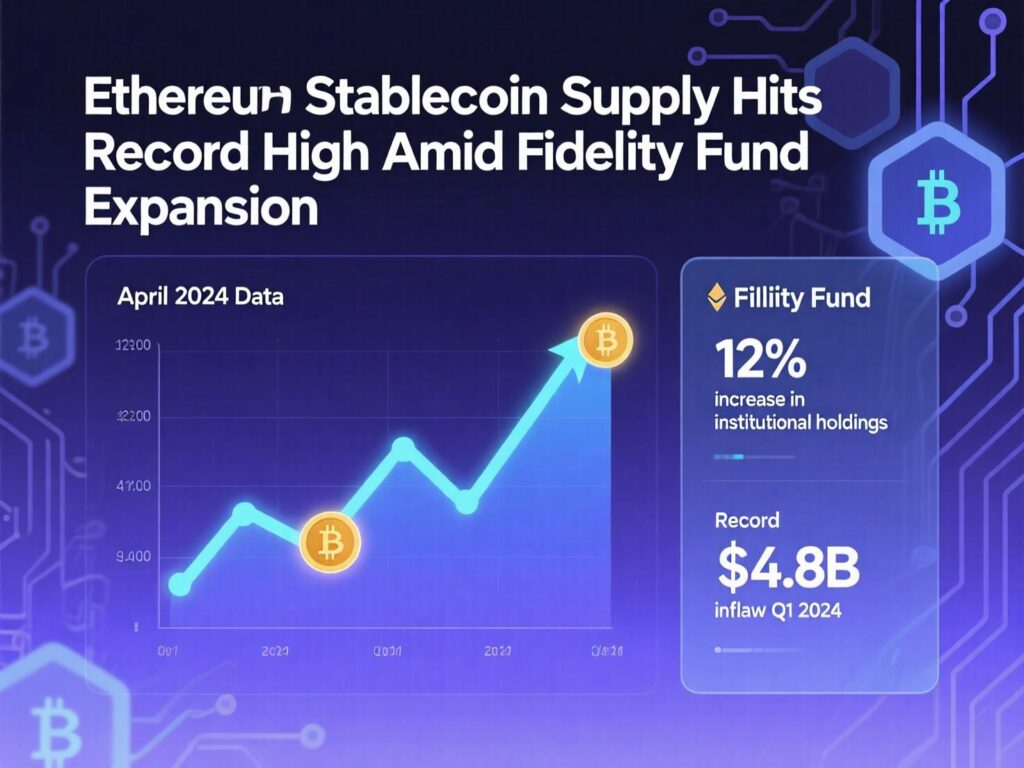 "Fidelity’s FDIT on Ethereum adds depth to the Ethereum stablecoin supply record"