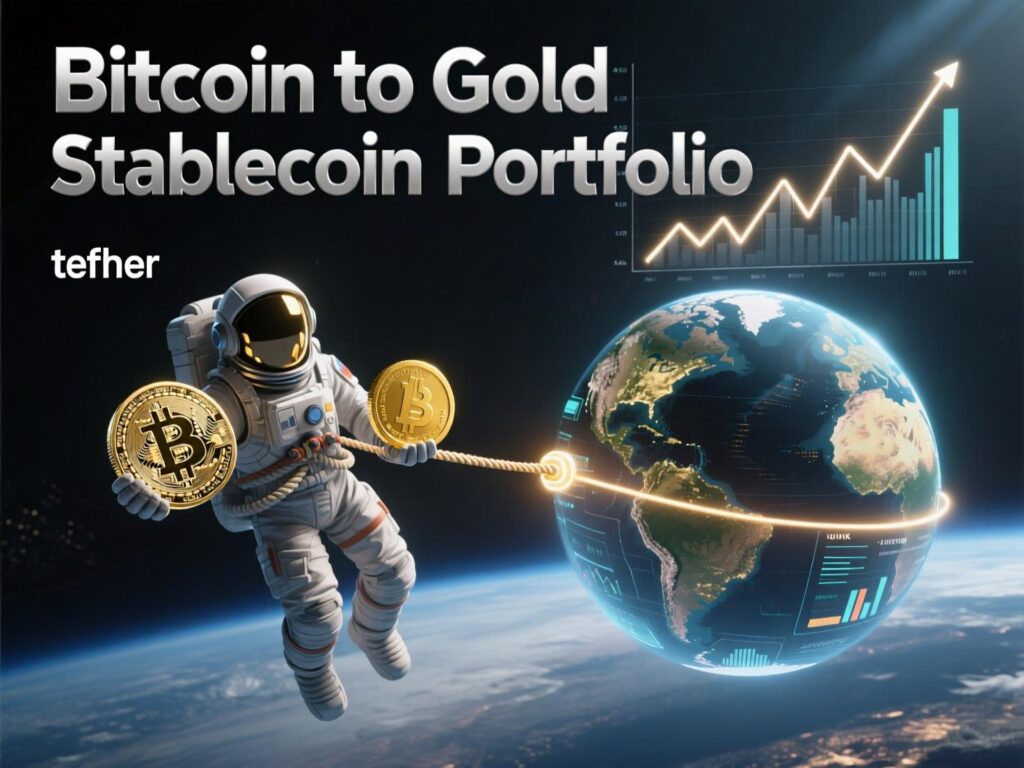 Tether CEO Dismisses Suggestions Company Sold Bitcoin to Buy Gold 3 “Tether portfolio mix visual addressing Tether sold bitcoin to buy gold narrative”