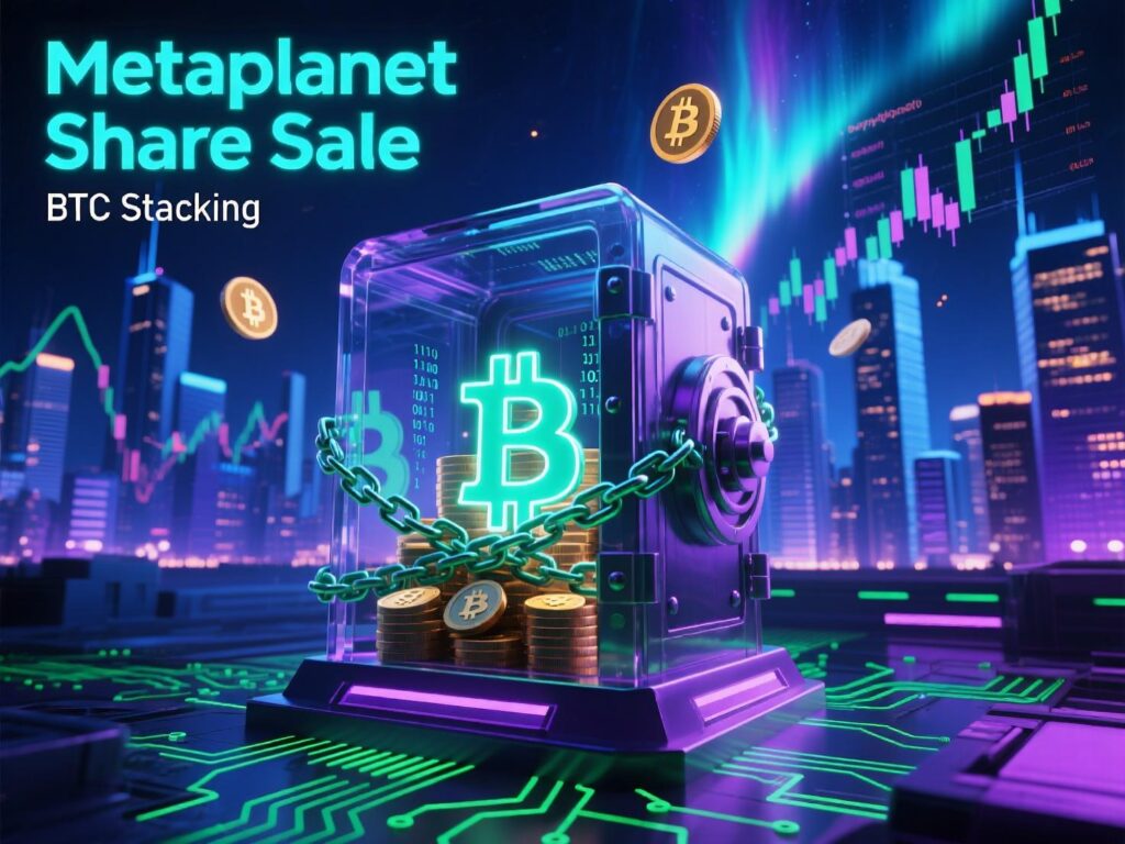 “BTC accumulation strategy after Metaplanet share sale for Bitcoin”