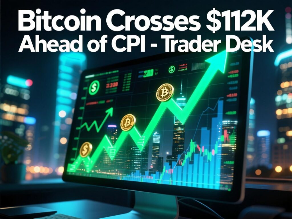 Bitcoin Crosses $112K as Traders Brace for Data Week; Rotation Lifts SOL, DOGE 3 “Traders watch as Bitcoin crosses $112K ahead of CPI and PPI”