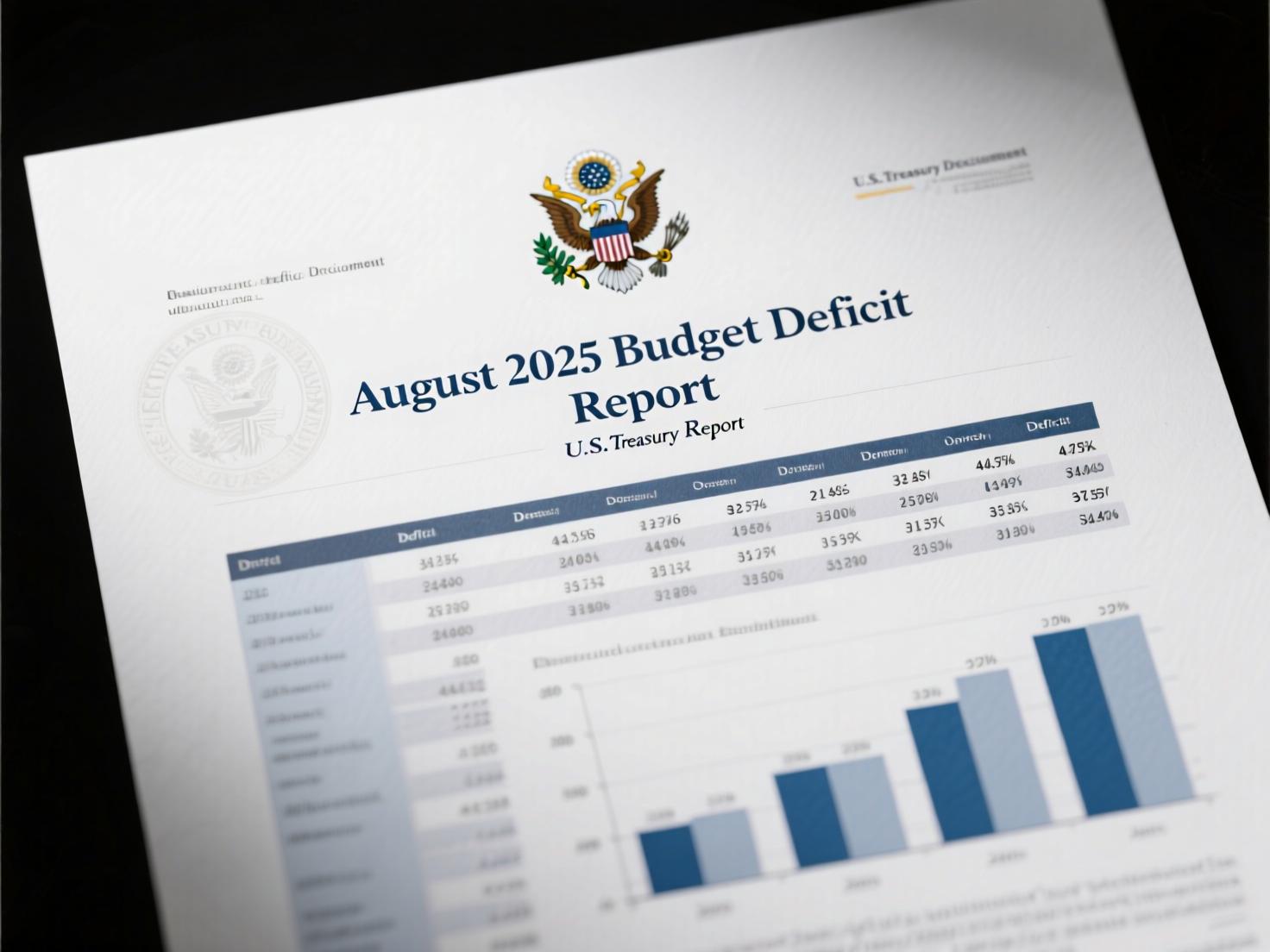 U.S. Posts $345B August Deficit, Net Interest at 3rd Largest Outlay, Gold and BTC Rise