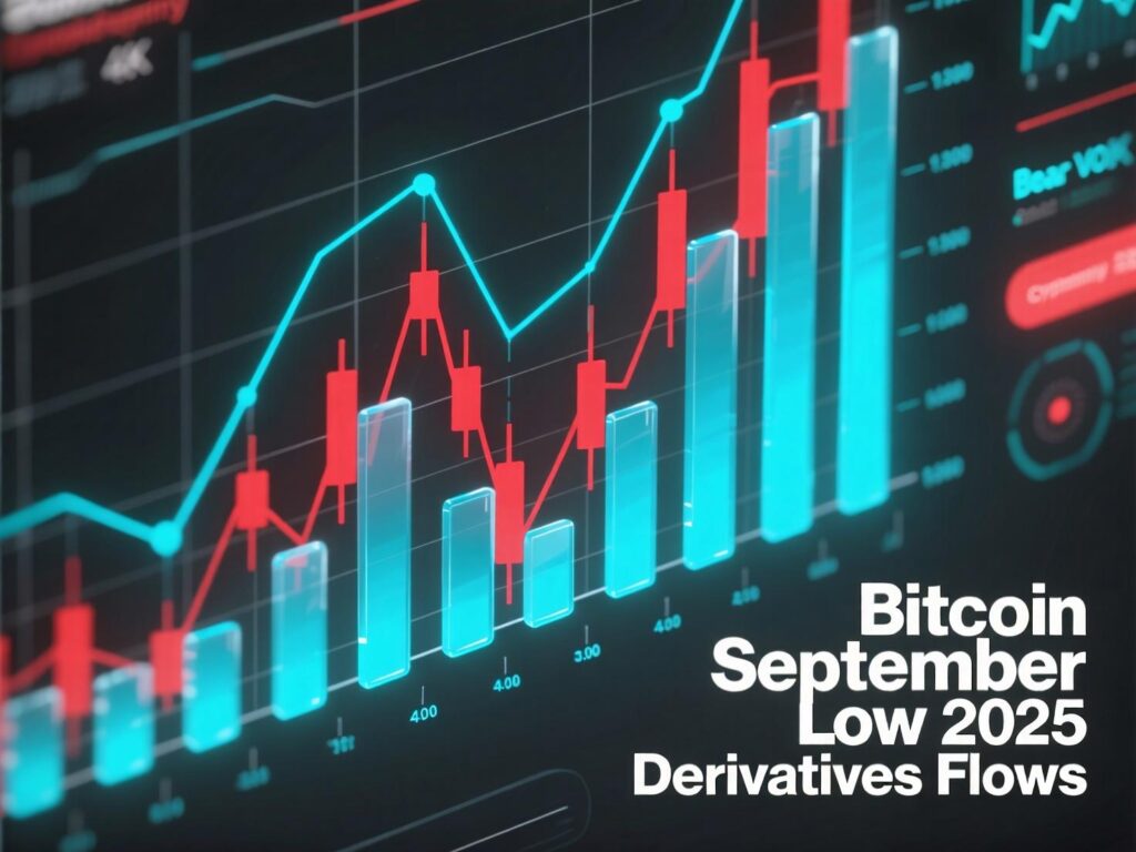 Futures/options flows around bitcoin September low 2025.