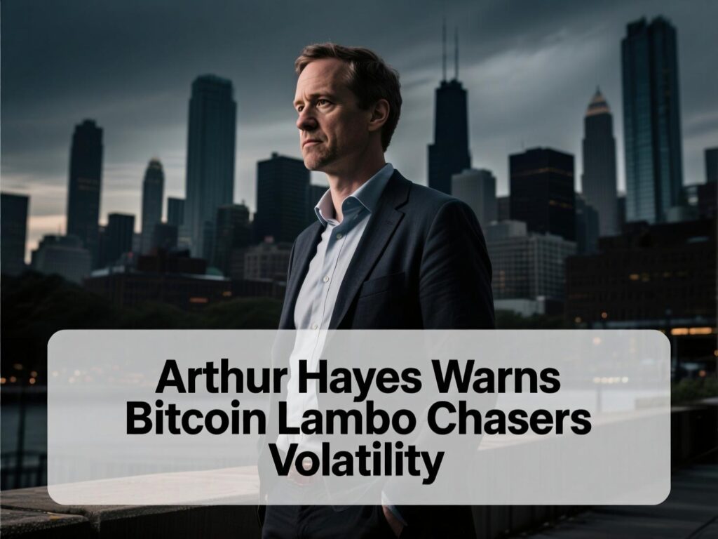 Volatility risk visual as Arthur Hayes warns Bitcoin Lambo chasers