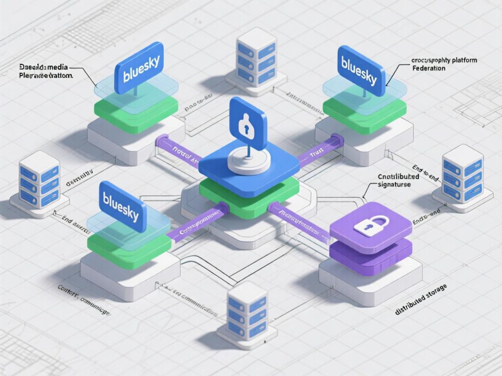 “Federation under AT Protocol enabling portable identities across clients.”