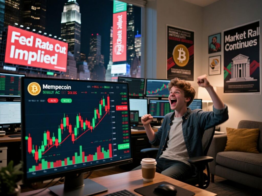 “ETF speculation boosts sentiment in memecoin rally as Fed rate cut bets rise.”