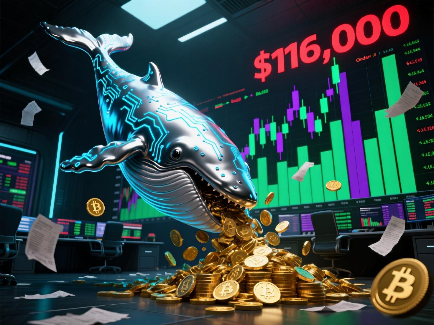 Bitcoin whale is dumping again as BTC flatlines at $116K