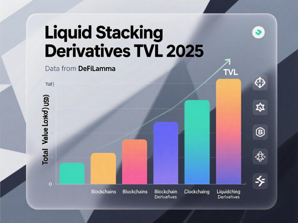 “DefiLlama-style chart showing liquid staking TVL leadership across protocols”