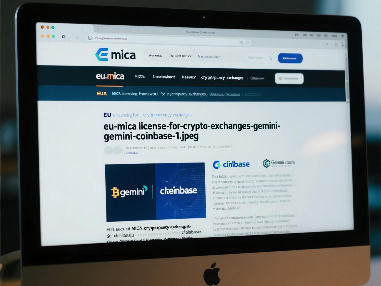 Exclusive: Crypto giants set for EU green light amid growing regulatory rift, sources say