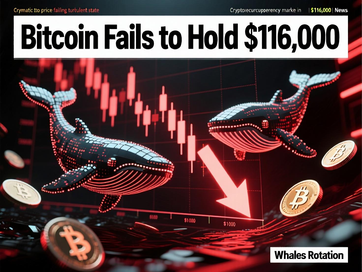 Bitcoin Fails to Hold $116K as OGs Rotate Into Ether: Crypto Daybook Americas