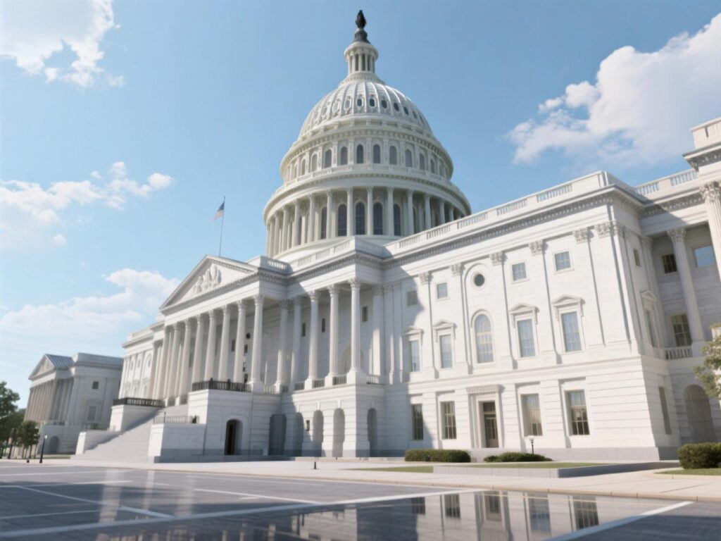 “Washington skyline symbolizing U.S. digital-assets regulation