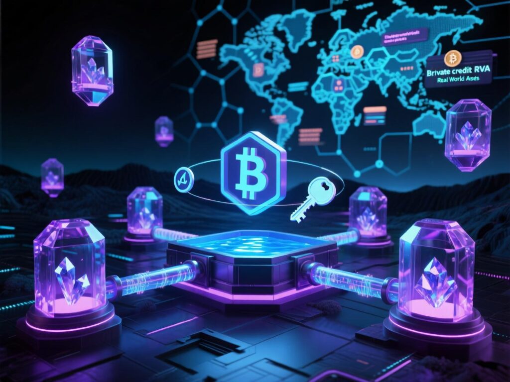 “Diagram of tokenized private-credit RWA pools”