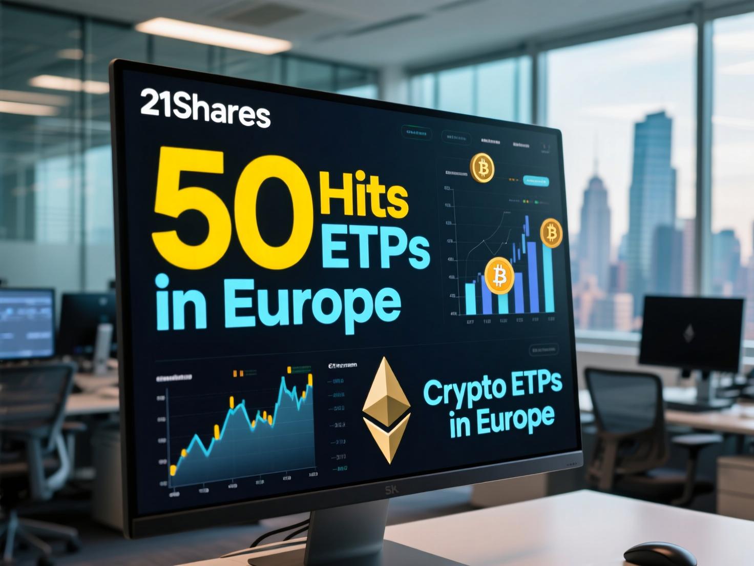 21Shares Hits 50 Crypto ETPs in Europe With Launch of AI and Raydium-Focused Products