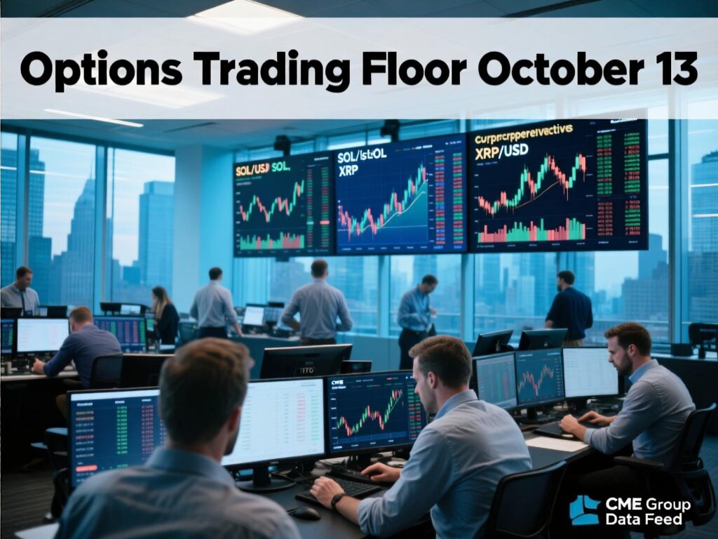 “CME Group announces SOL and XRP options for Oct. 13”