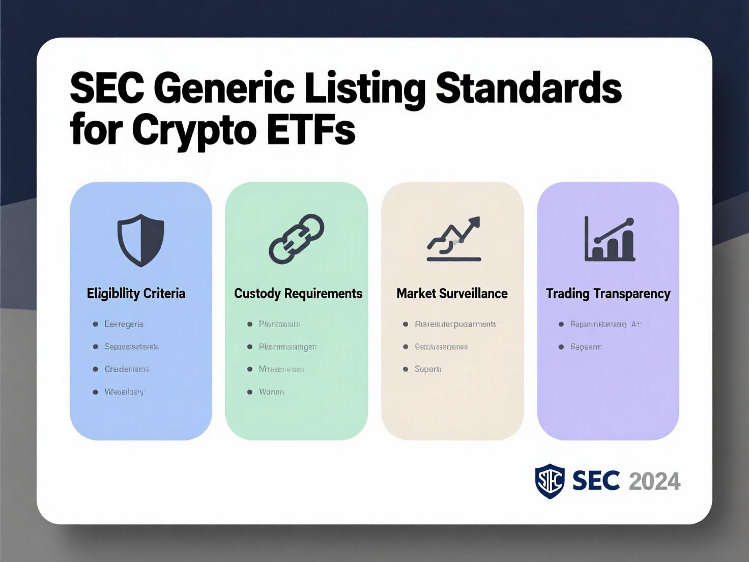 SEC paves way for crypto spot ETFs with new listing rules