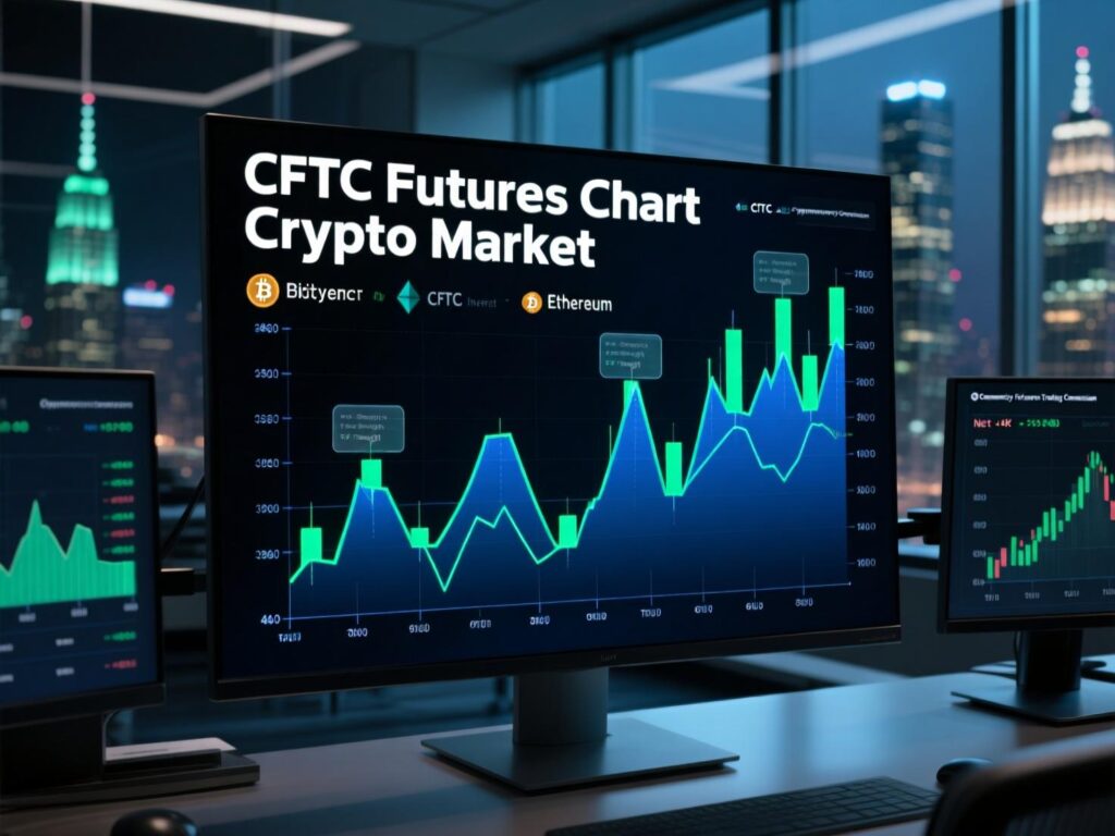 “CFTC-regulated crypto futures chart indicating six-month threshold”