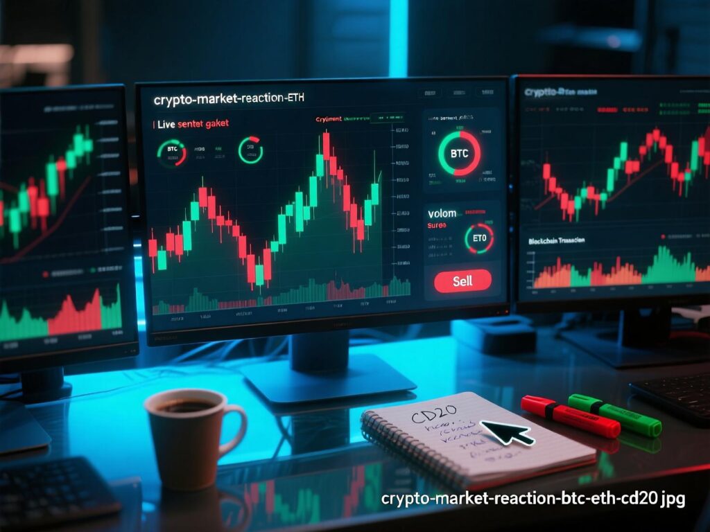 “BTC, ETH and CoinDesk 20 prices edging higher after Fed cut”