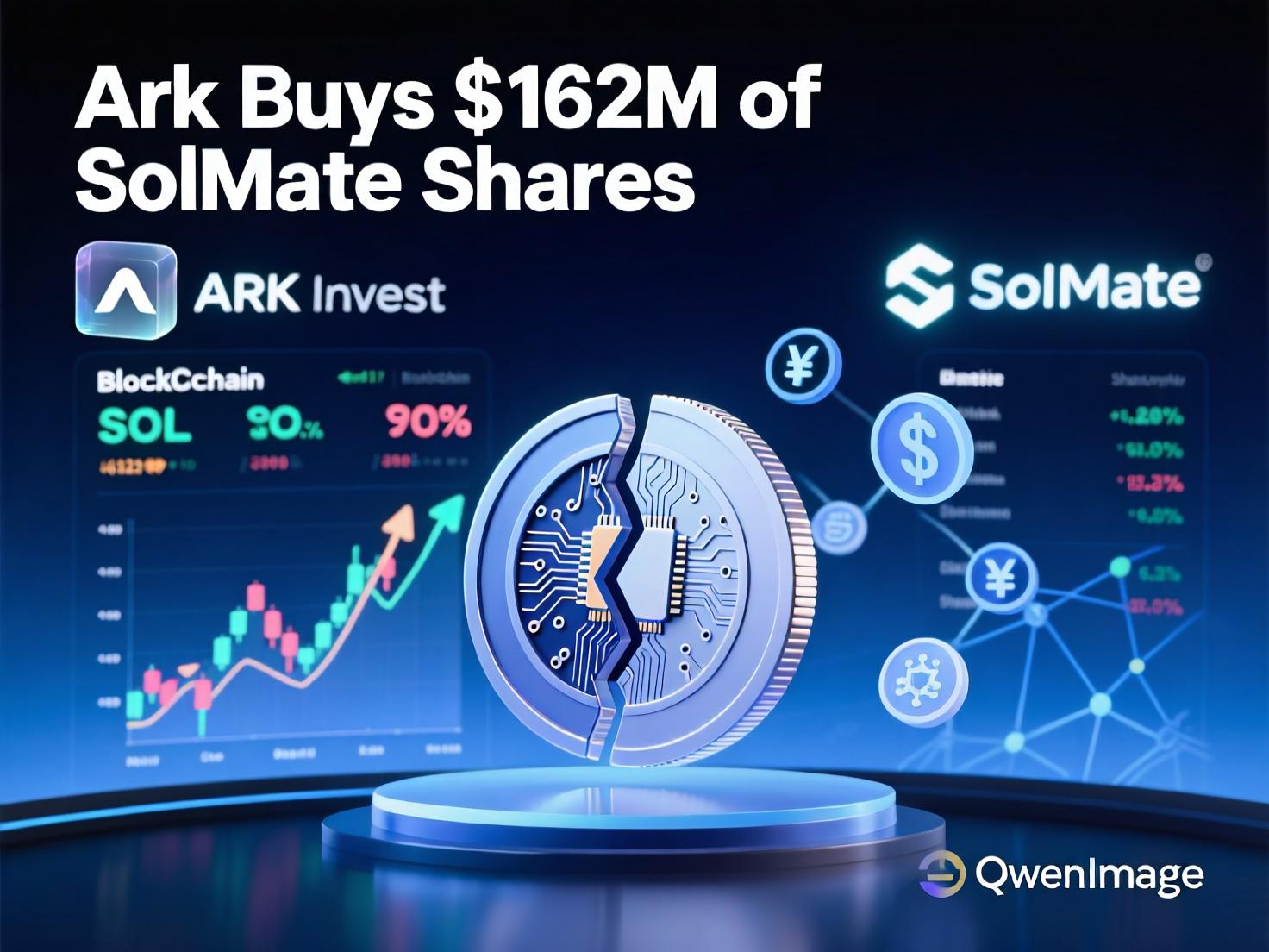 ARK Buys $162M of Shares in SOL Treasury Company Solmate, Formerly Brera Holdings