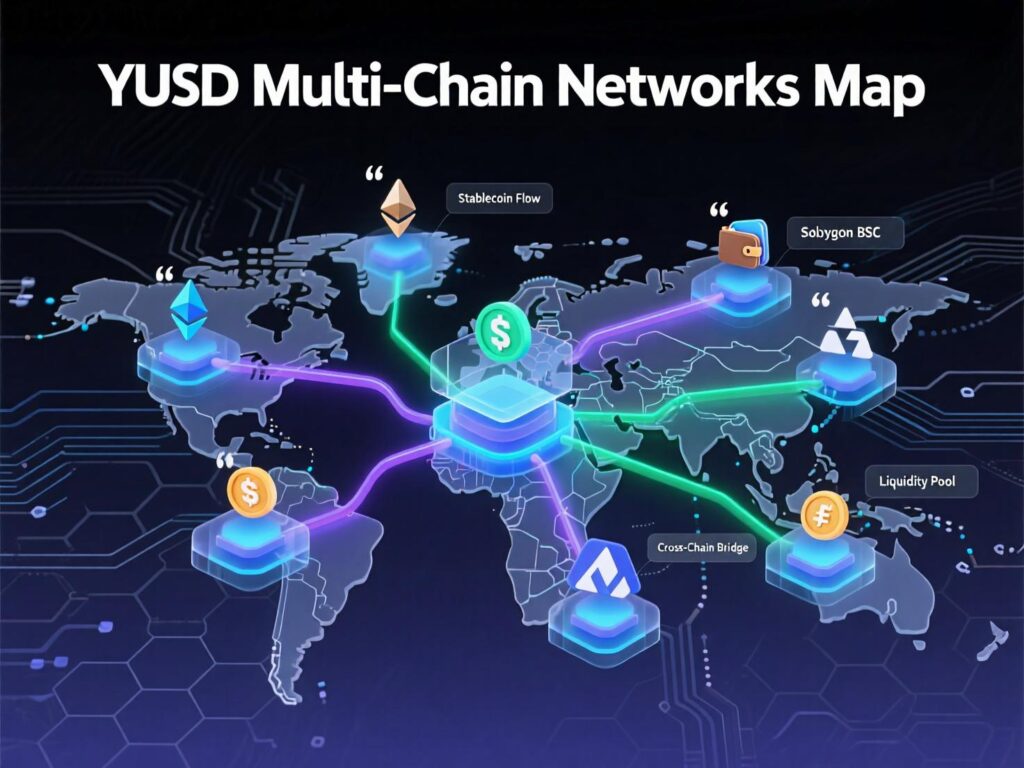 “Map of networks supporting PYUSD and PYUSD0, including Tron and Aptos”