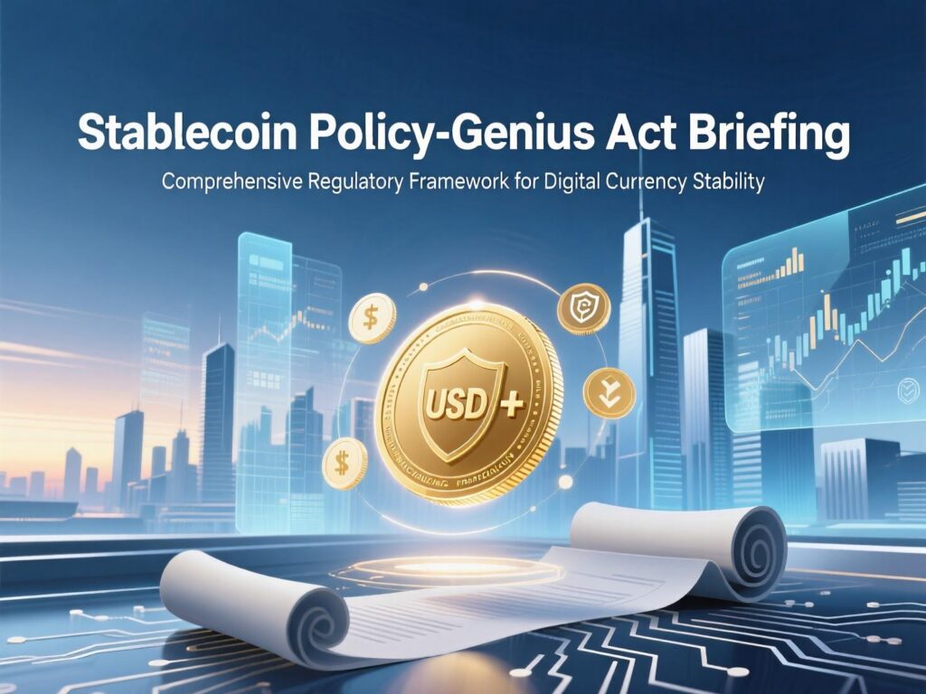 Overview of GENIUS Act stablecoin policy provisions