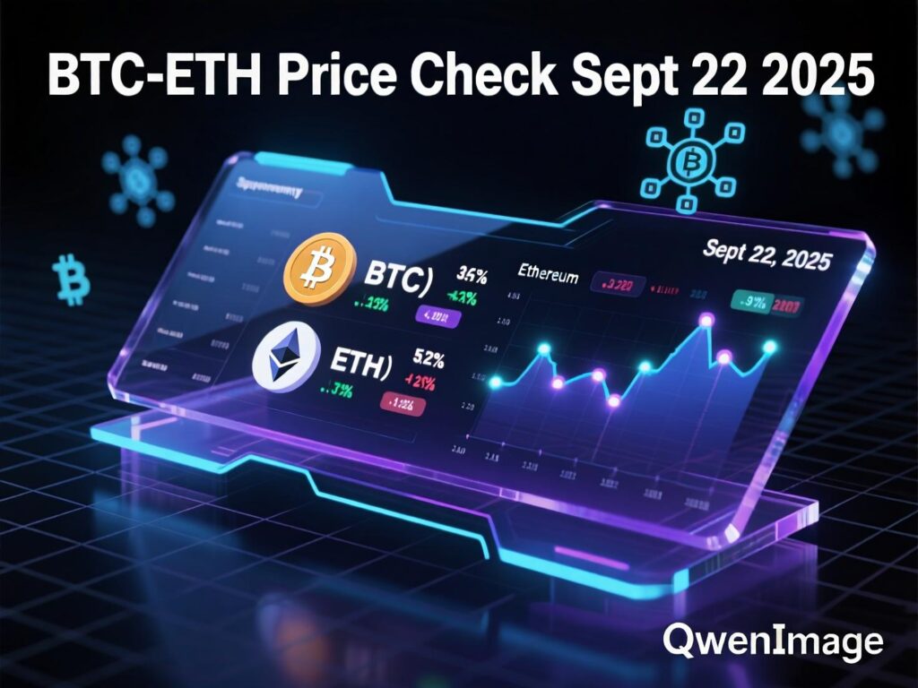 ‘Uptober’ rally questioned as crypto markets turn red 9 days out 3 “Bitcoin and Ethereum price levels on September 22, 2025”