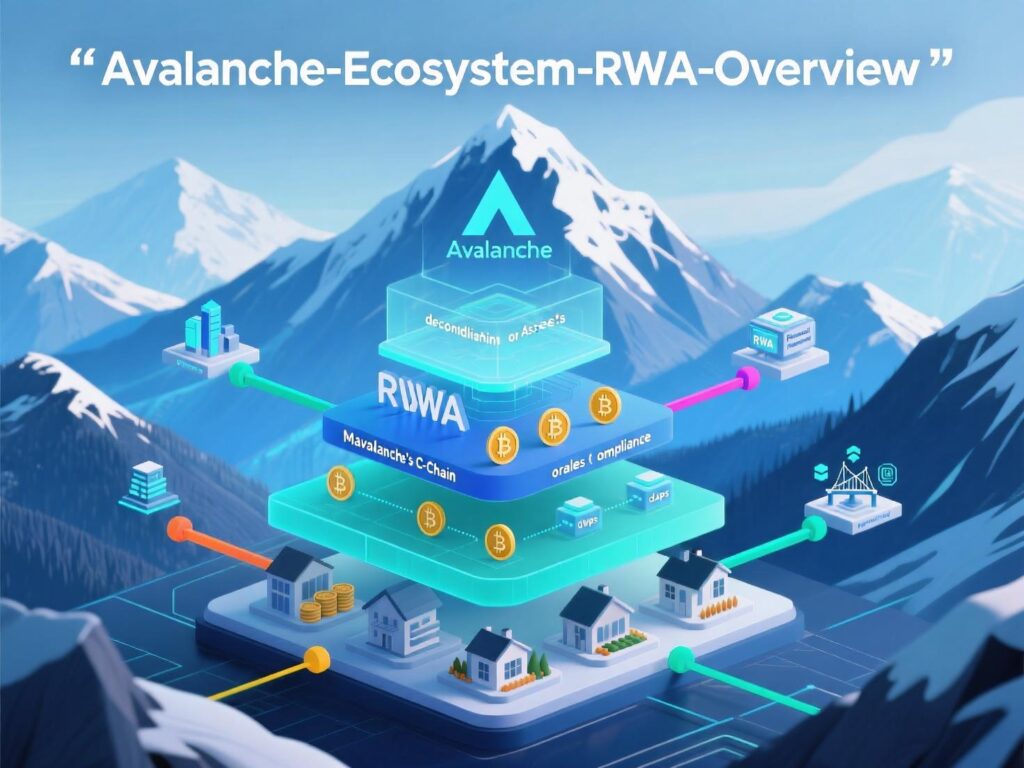 Scaramucci-Backed Crypto Treasury Company Launches With $550 Million Fundraising Plan 3 “Avalanche blockchain ecosystem graphic with real-world asset tokenization”