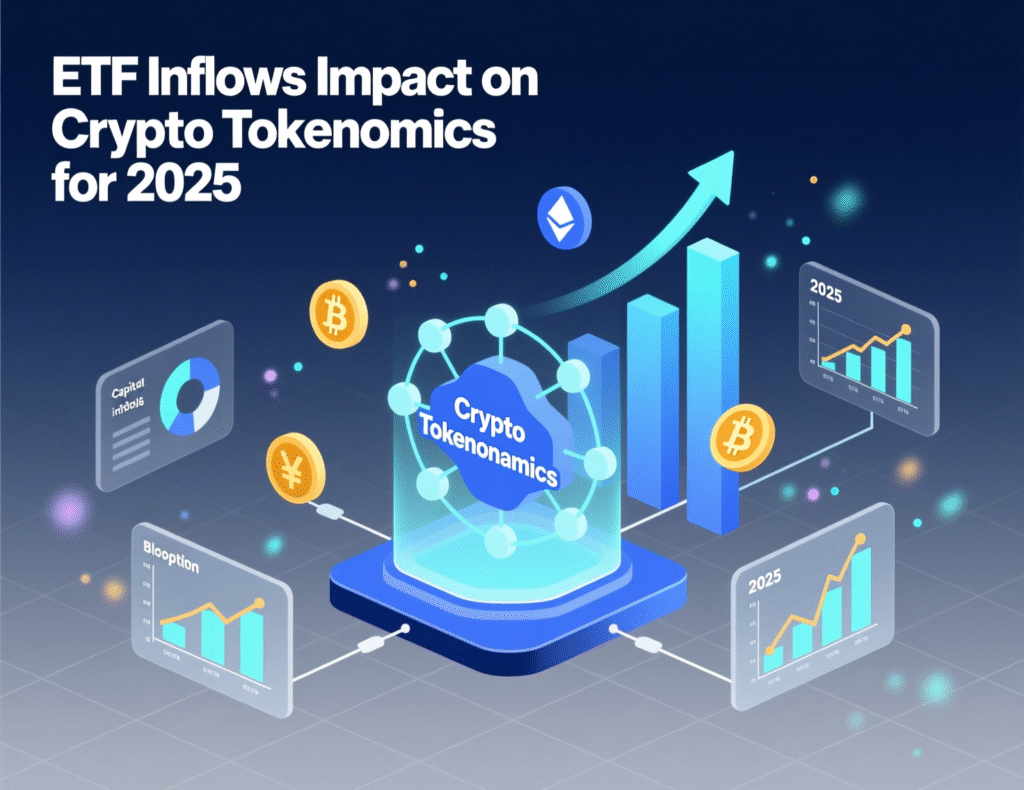Crypto Tokenomics for 2025 2 “ETF inflows chart and their potential impact on Crypto Tokenomics for 2025.”