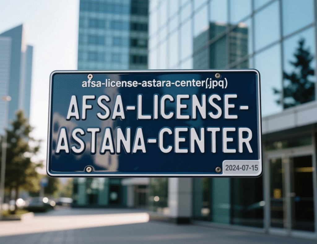 Astana International Financial Centre, representing AFSA licence